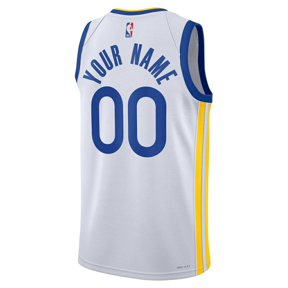 NBA Golden State Warriors Unisex Swingman Custom Jersey White sale