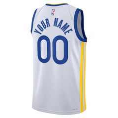 NBA Golden State Warriors Unisex Swingman Custom Jersey White sale