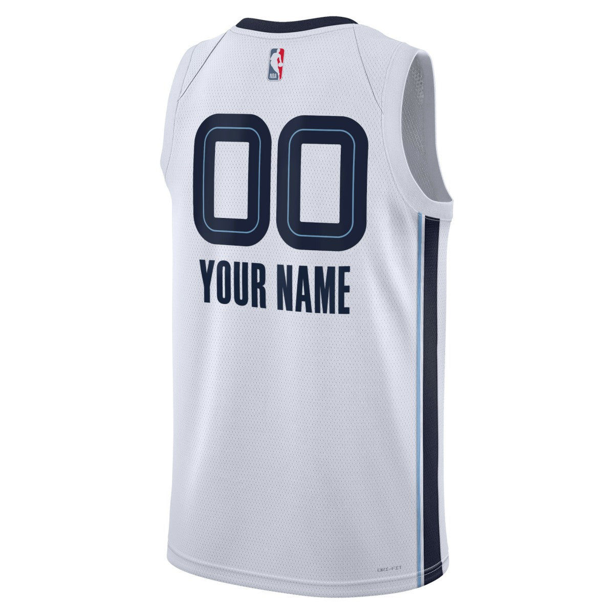 NBA Memphis Grizzlies Unisex Swingman Custom Jersey White