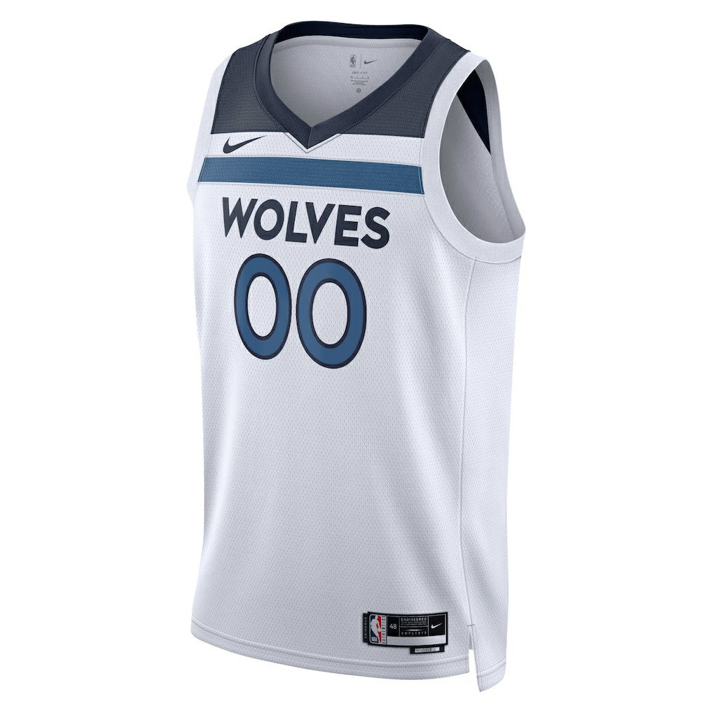 NBA Minnesota Timberwolves Unisex Swingman Custom Jersey White