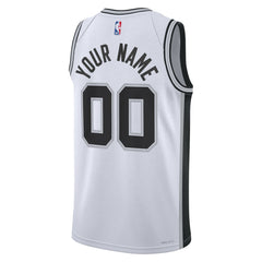 NBA San Antonio Spurs Unisex Swingman Custom Jersey White