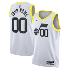 NBA Utah Jazz Unisex Swingman Custom Jersey White