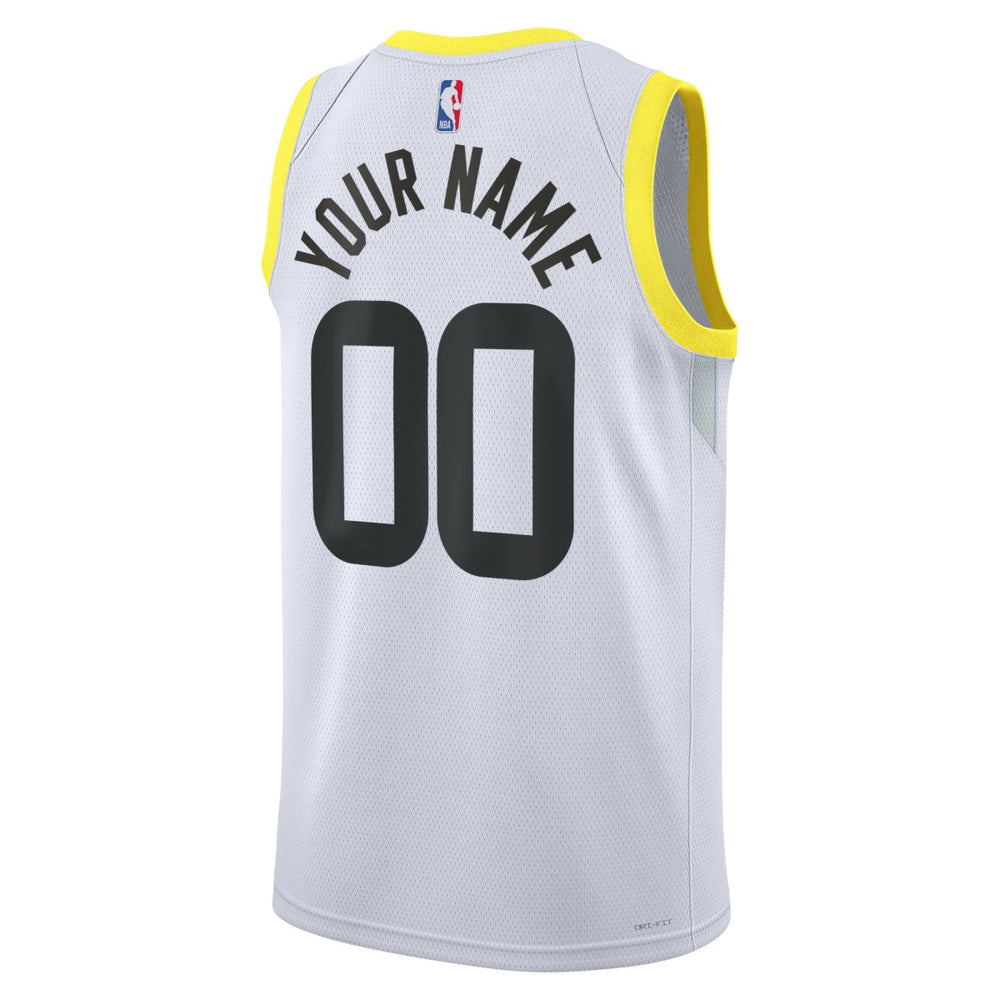 NBA Utah Jazz Unisex Swingman Custom Jersey White