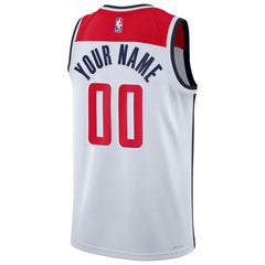 NBA Washington Wizards Unisex Swingman Custom Jersey White