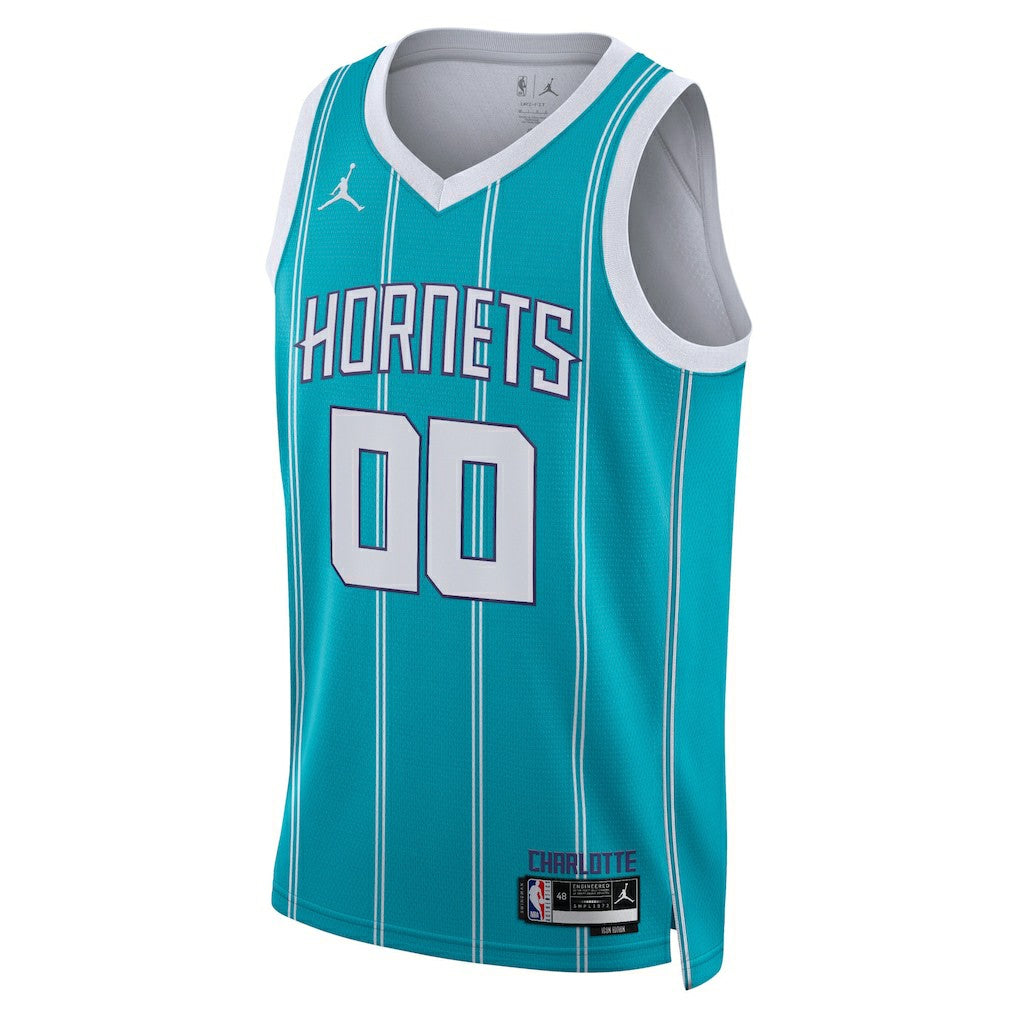 NBA Charlotte Hornets Jordan Brand Unisex Swingman Custom Jersey Teal