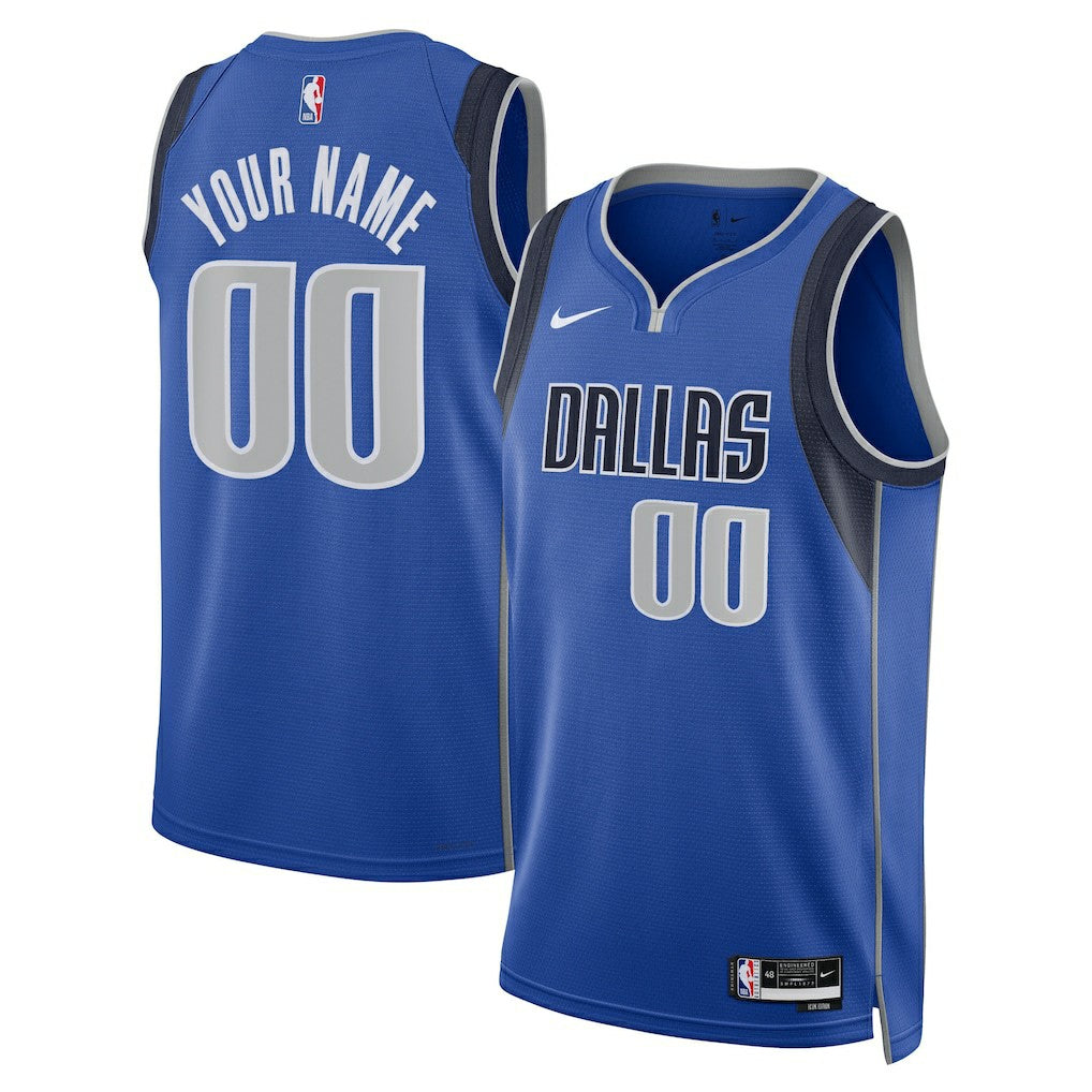 NBA Dallas Mavericks Unisex Swingman Custom Jersey Blue sale