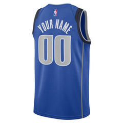 NBA Dallas Mavericks Unisex Swingman Custom Jersey Blue sale