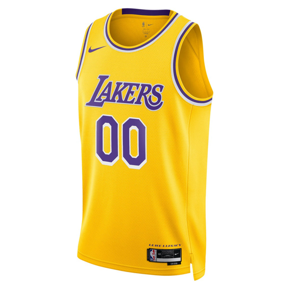 NBA Los Angeles Lakers Unisex Swingman Custom Jersey Gold