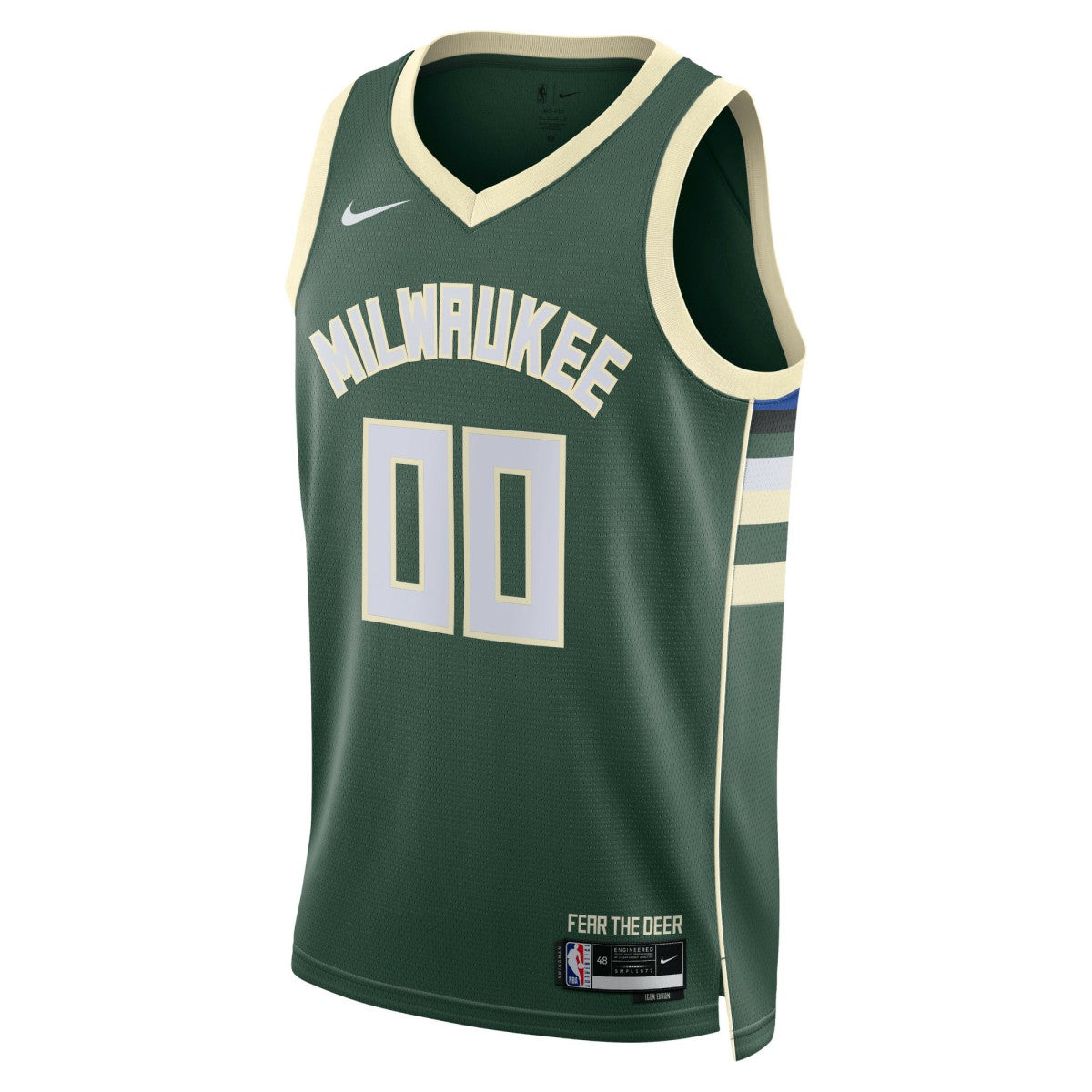NBA Milwaukee Bucks Unisex Swingman Custom Jersey Hunter Green