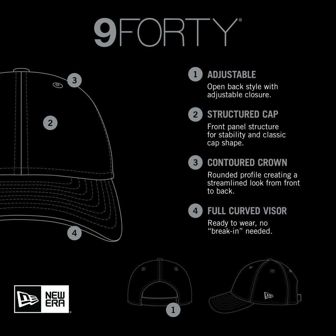2023 NFL Crucial Catch 9FORTY Adjustable Hat - Green Bay Packers