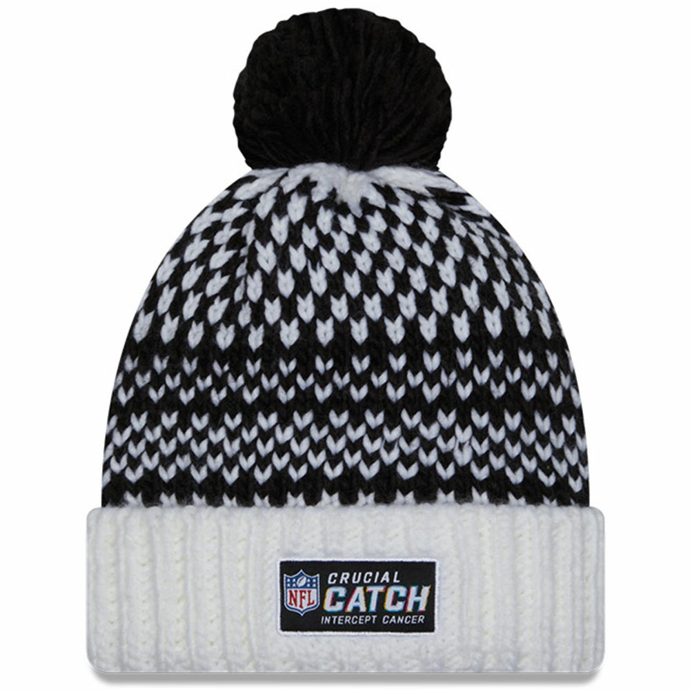 Women's 2023 NFL Crucial Catch Cuffed Pom Knit Hat - Tampa Bay Buccaneers