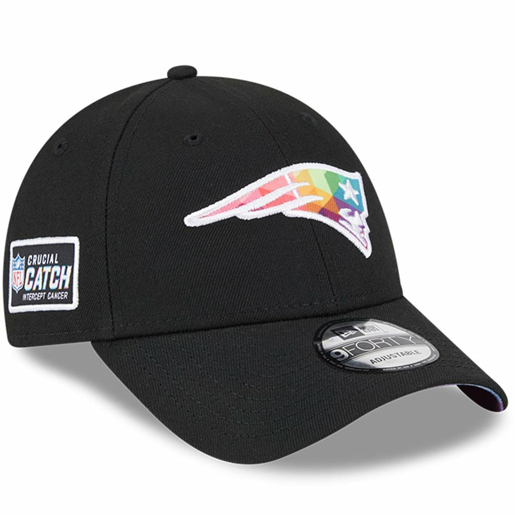 2023 NFL Crucial Catch 9FORTY Adjustable Hat - New England Patriots