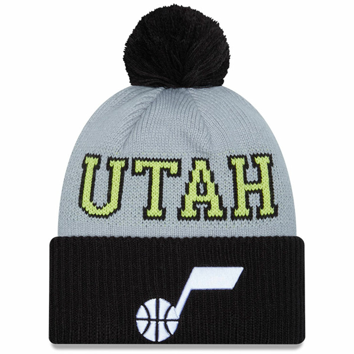 NBA Utah Jazz Tip-Off Two-Tone Cuffed Knit Hat with Pom