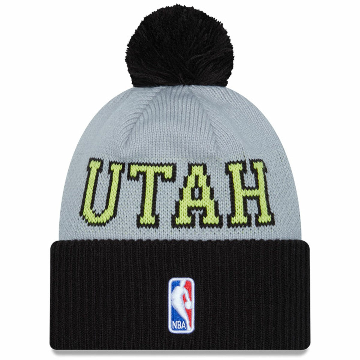 NBA Utah Jazz Tip-Off Two-Tone Cuffed Knit Hat with Pom