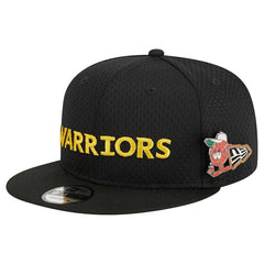 NBA Golden State Warriors Post-Up Pin Mesh 9FIFTY Snapback Hat sale