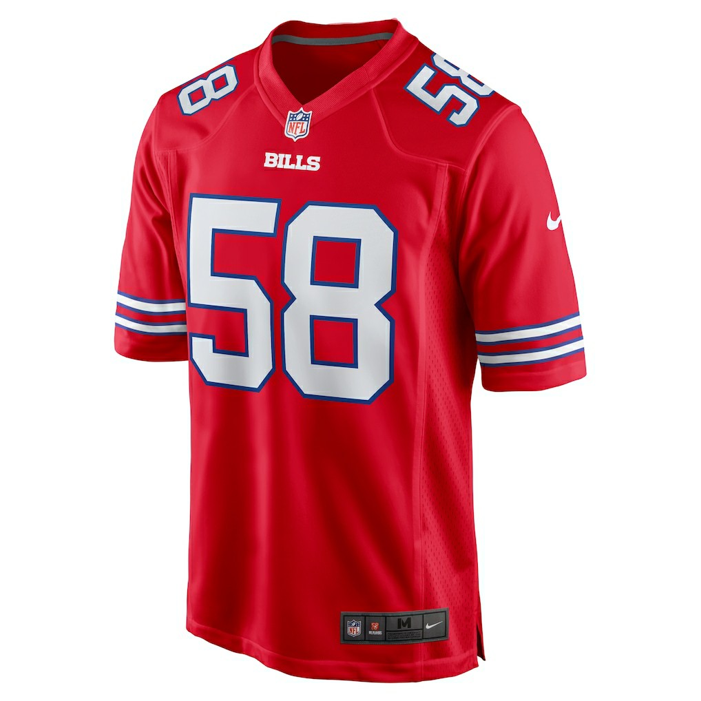 Matt Milano  Alternate Game Jersey - Buffalo Bills