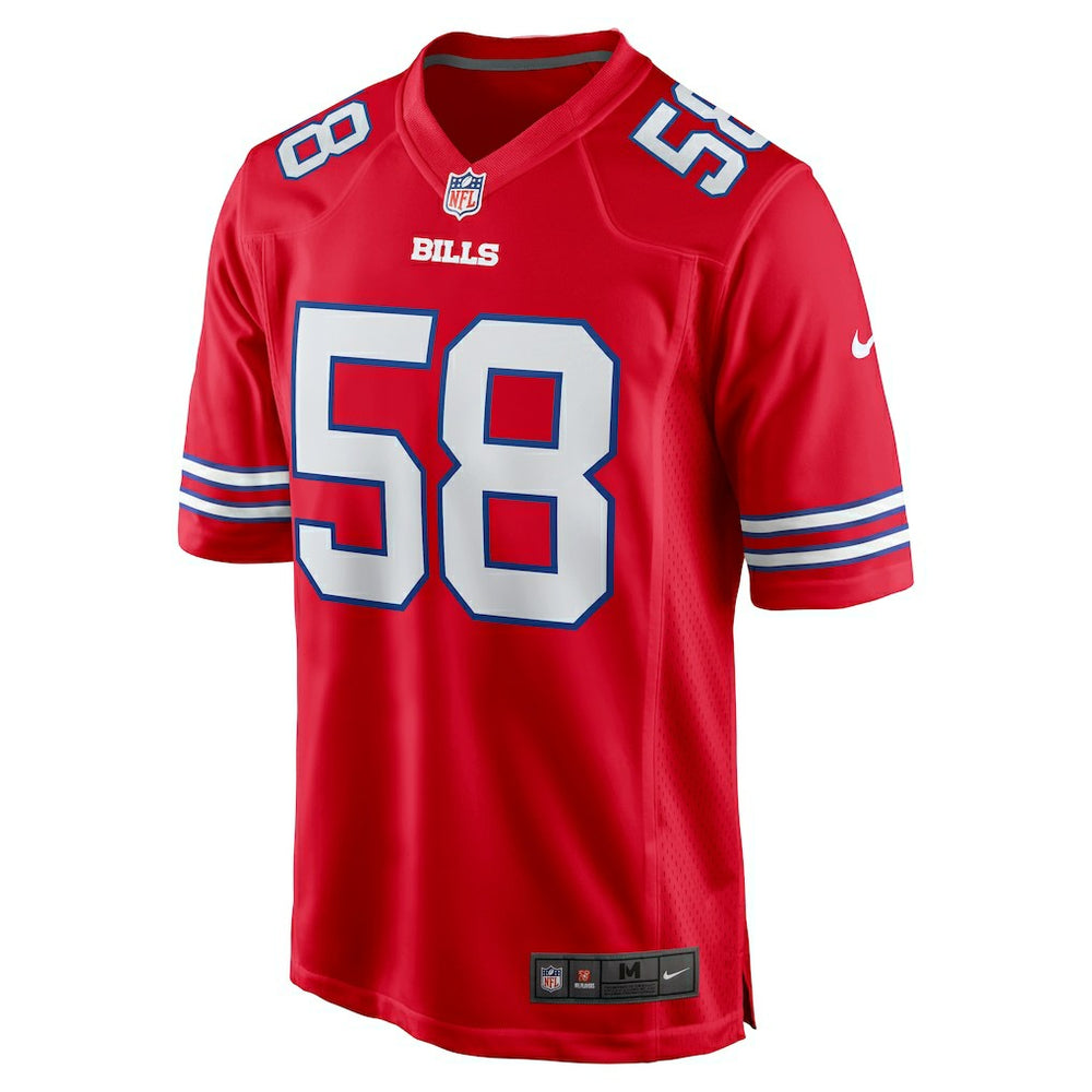 Matt Milano  Alternate Game Jersey - Buffalo Bills