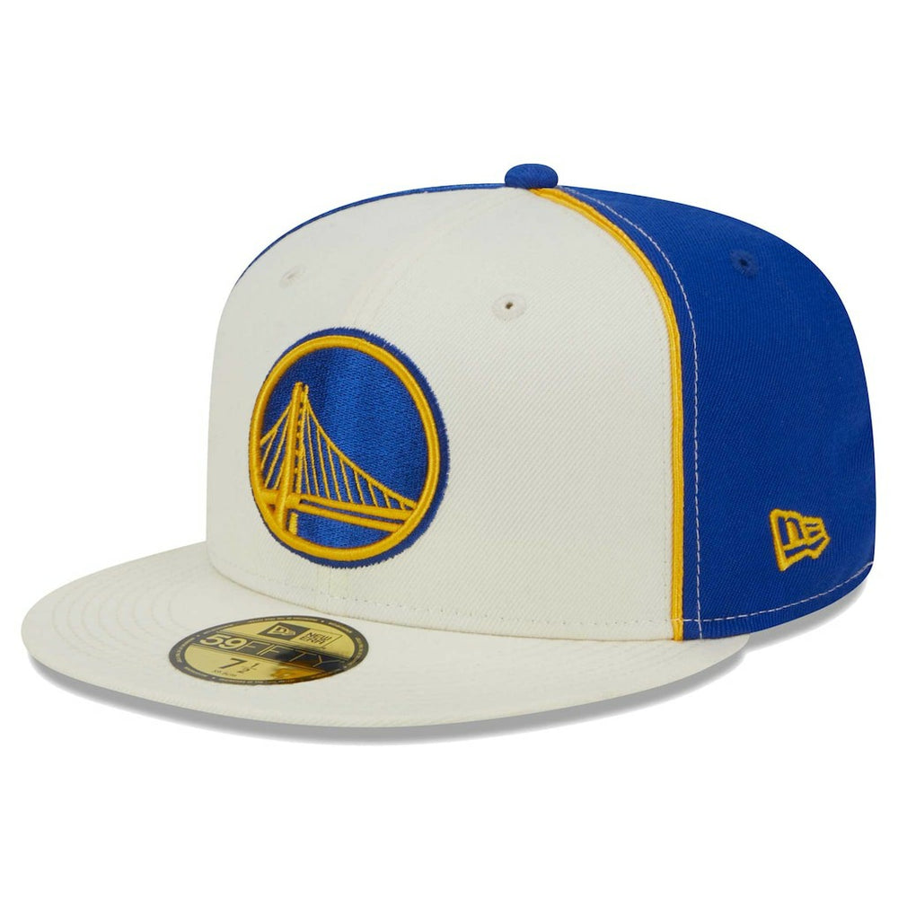 NBA Golden State Warriors Piped Pop Panel 59FIFTY Fitted Hat sale