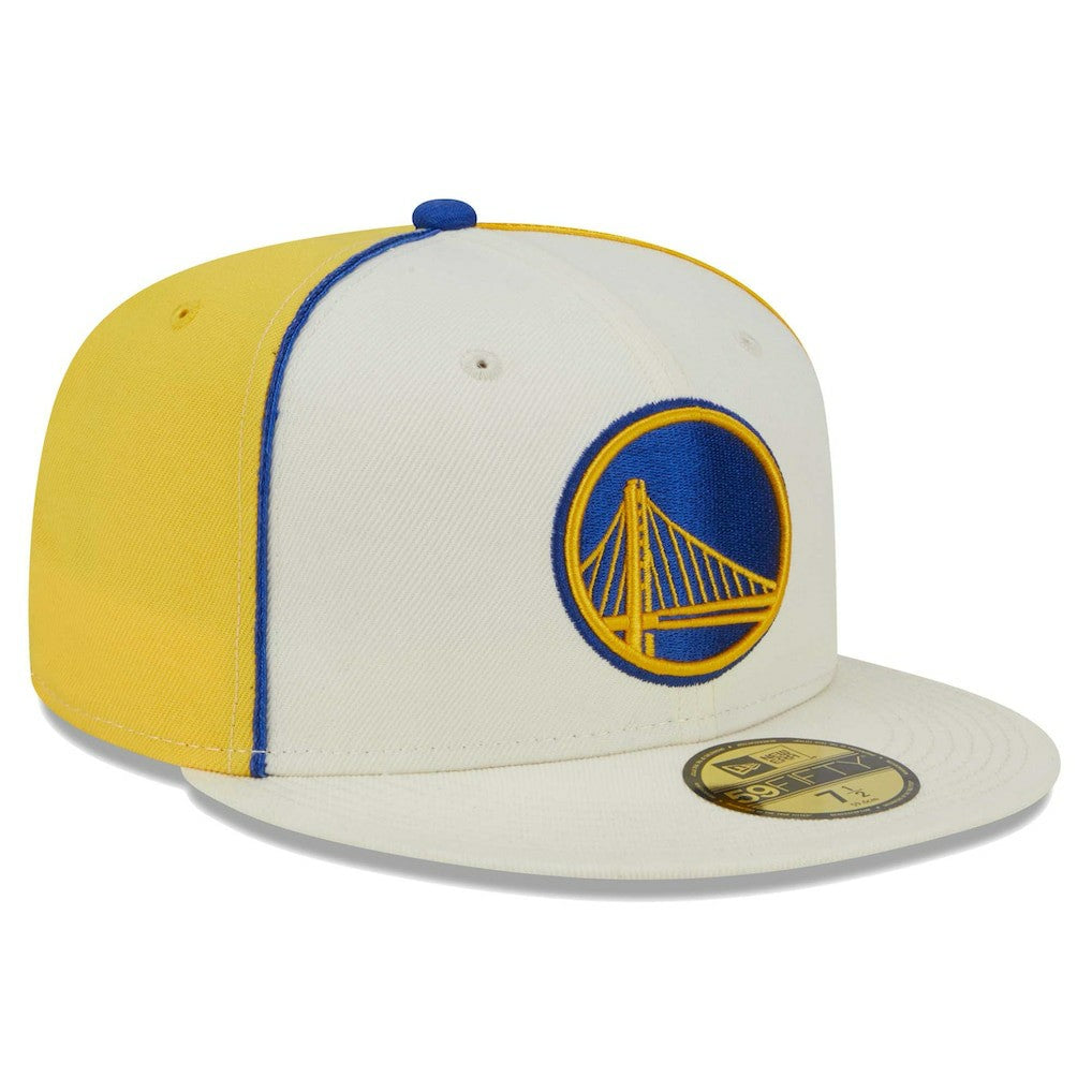 NBA Golden State Warriors Piped Pop Panel 59FIFTY Fitted Hat sale
