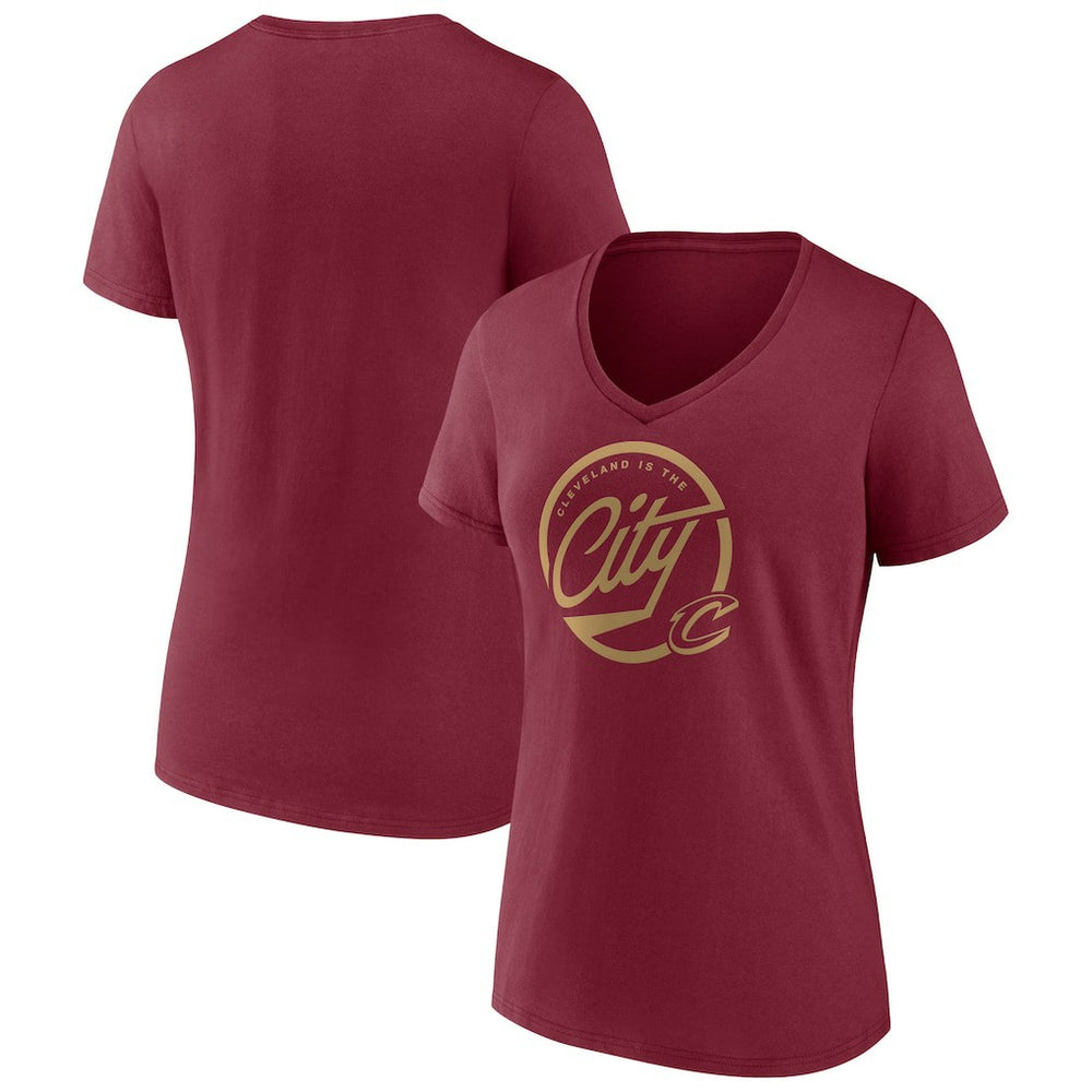 NBA Cleveland Cavaliers Women's Team Pride V-Neck T-Shirt sale
