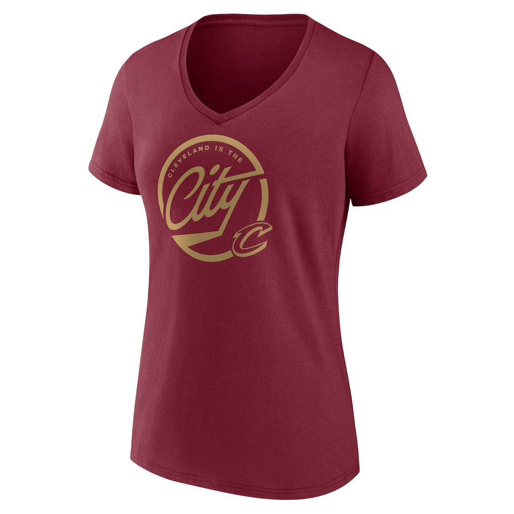 NBA Cleveland Cavaliers Women's Team Pride V-Neck T-Shirt sale