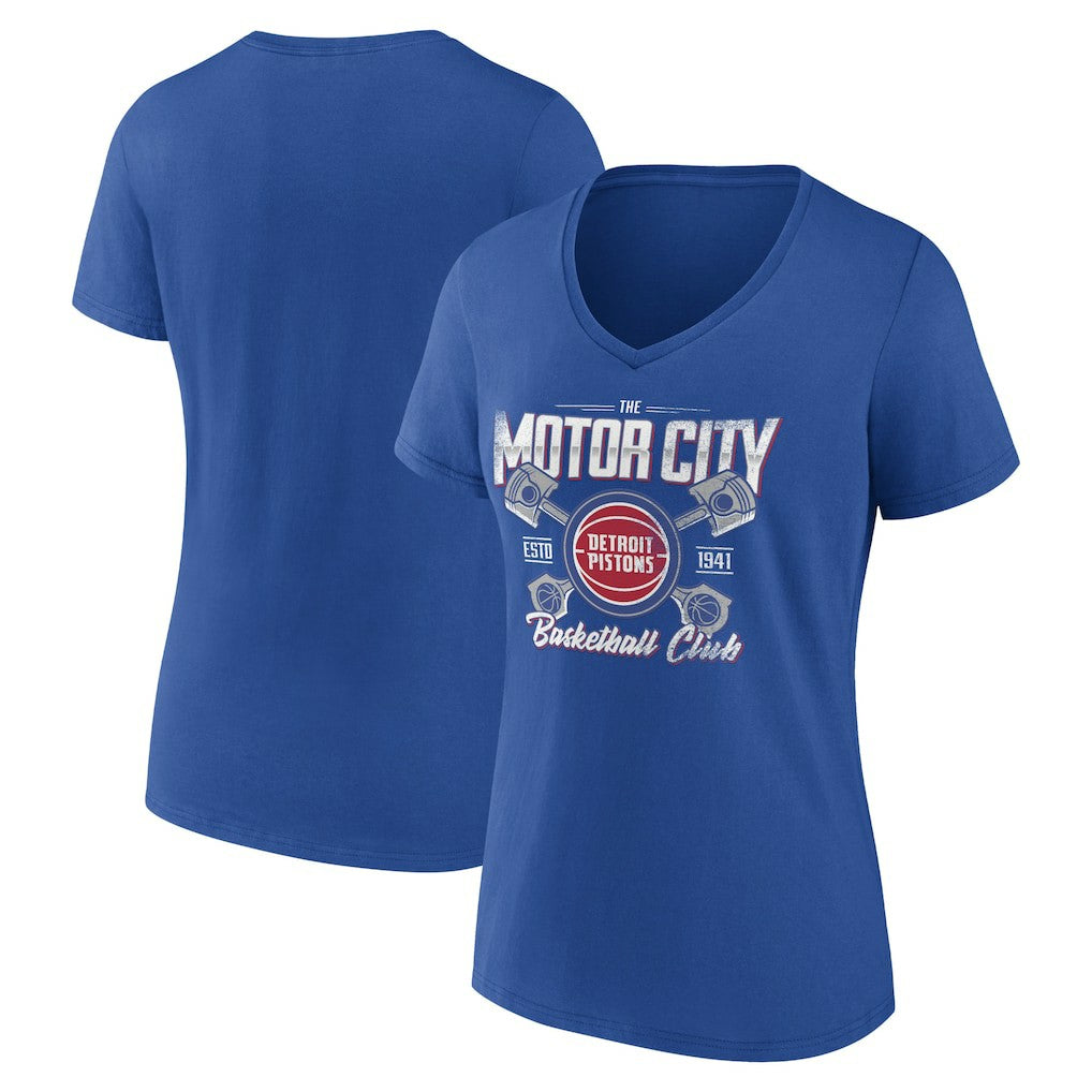 NBA Detroit Pistons Women's Team Pride V-Neck T-Shirt sale