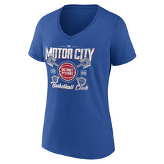 NBA Detroit Pistons Women's Team Pride V-Neck T-Shirt sale