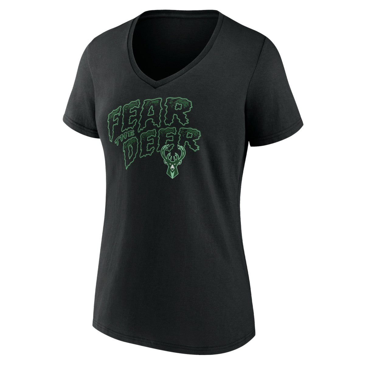 NBA Milwaukee Bucks Women's Team Pride V-Neck T-Shirt