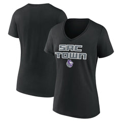 NBA Sacramento Kings Women's Team Pride V-Neck T-Shirt
