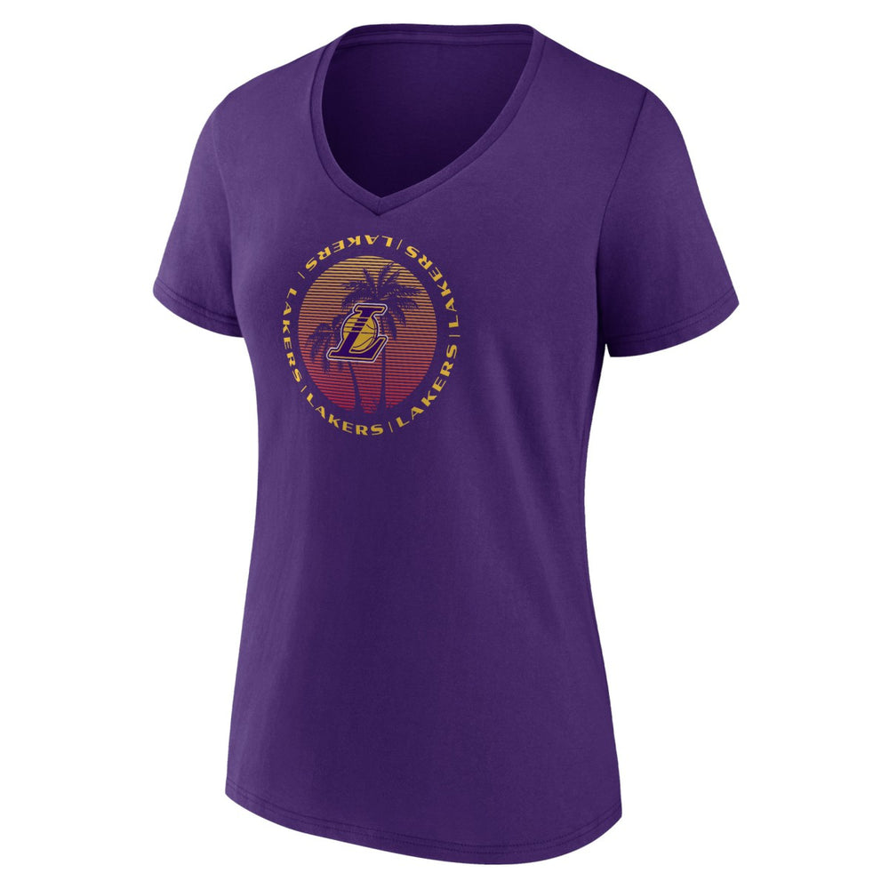 NBA Los Angeles Lakers Women's Announcer V-Neck T-Shirt