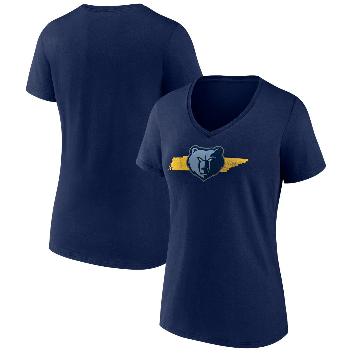 NBA Memphis Grizzlies Women's Announcer V-Neck T-Shirt