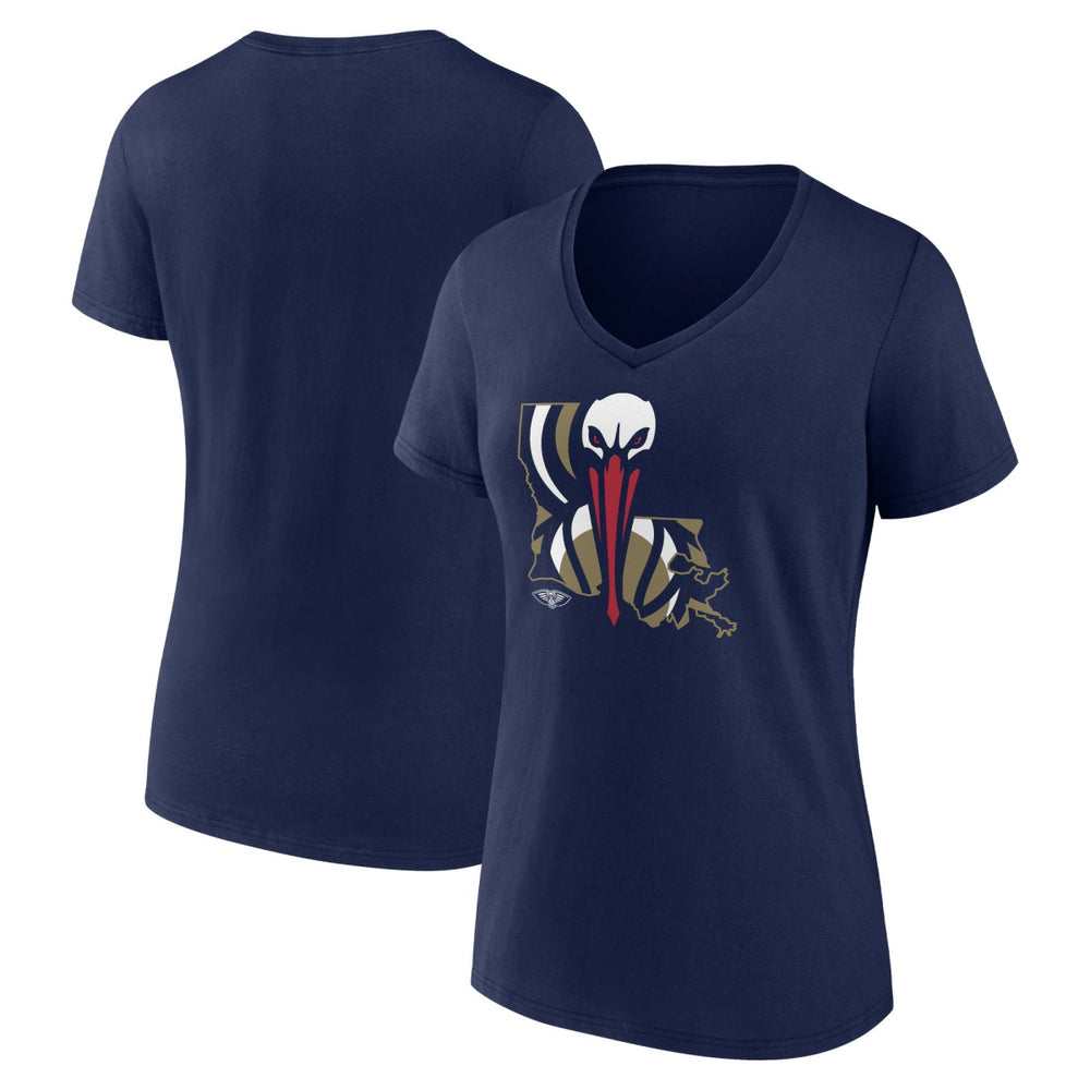 NBA New Orleans Pelicans Women's Huddle V-Neck T-Shirt