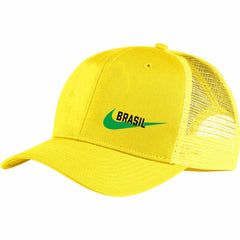 Brazil National Team Classic99 Trucker Snapback Hat - Nike Yellow