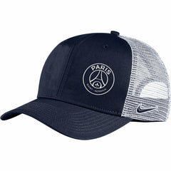 Paris Saint-Germain Classic99 Trucker Snapback Hat - Nike Navy