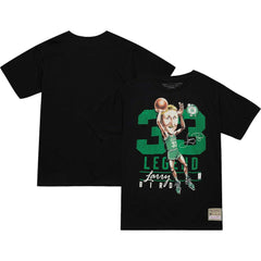 NBA Larry Bird Boston Celtics Hardwood Classics Caricature T-Shirt