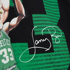 NBA Larry Bird Boston Celtics Hardwood Classics Caricature T-Shirt