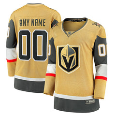 NHL  Vegas Golden Knights Fanatics Women's Home Breakaway Custom Jersey -