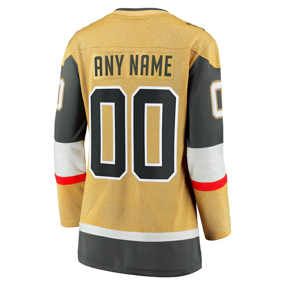 NHL  Vegas Golden Knights Fanatics Women's Home Breakaway Custom Jersey -
