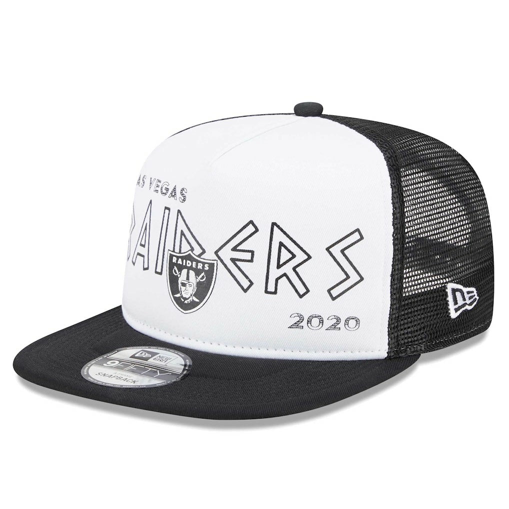 Banger 9FIFTY Trucker Snapback Hat - Las Vegas Raiders