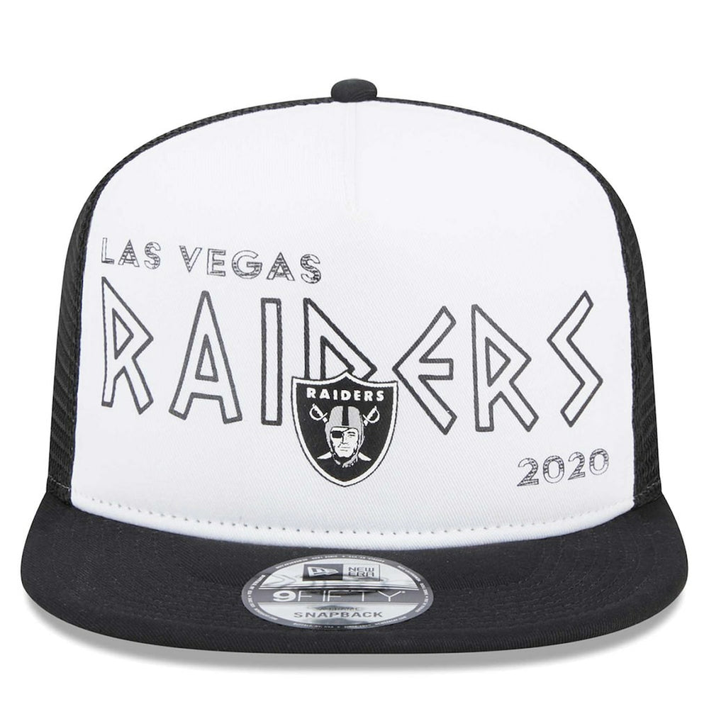 Banger 9FIFTY Trucker Snapback Hat - Las Vegas Raiders