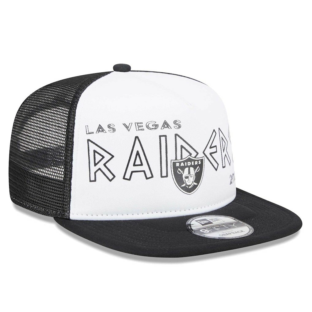 Banger 9FIFTY Trucker Snapback Hat - Las Vegas Raiders