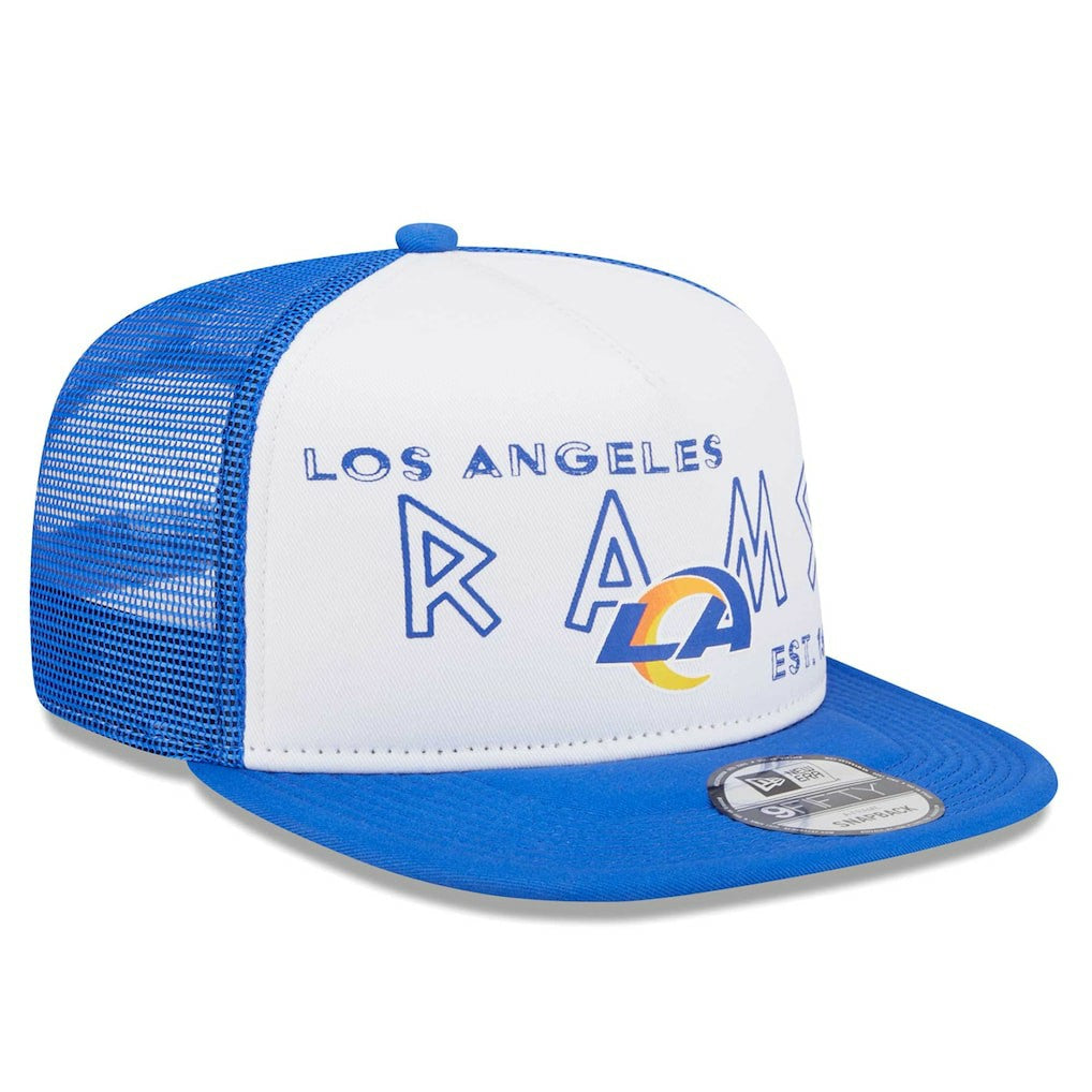 Banger 9FIFTY Trucker Snapback Hat - Los Angeles Rams