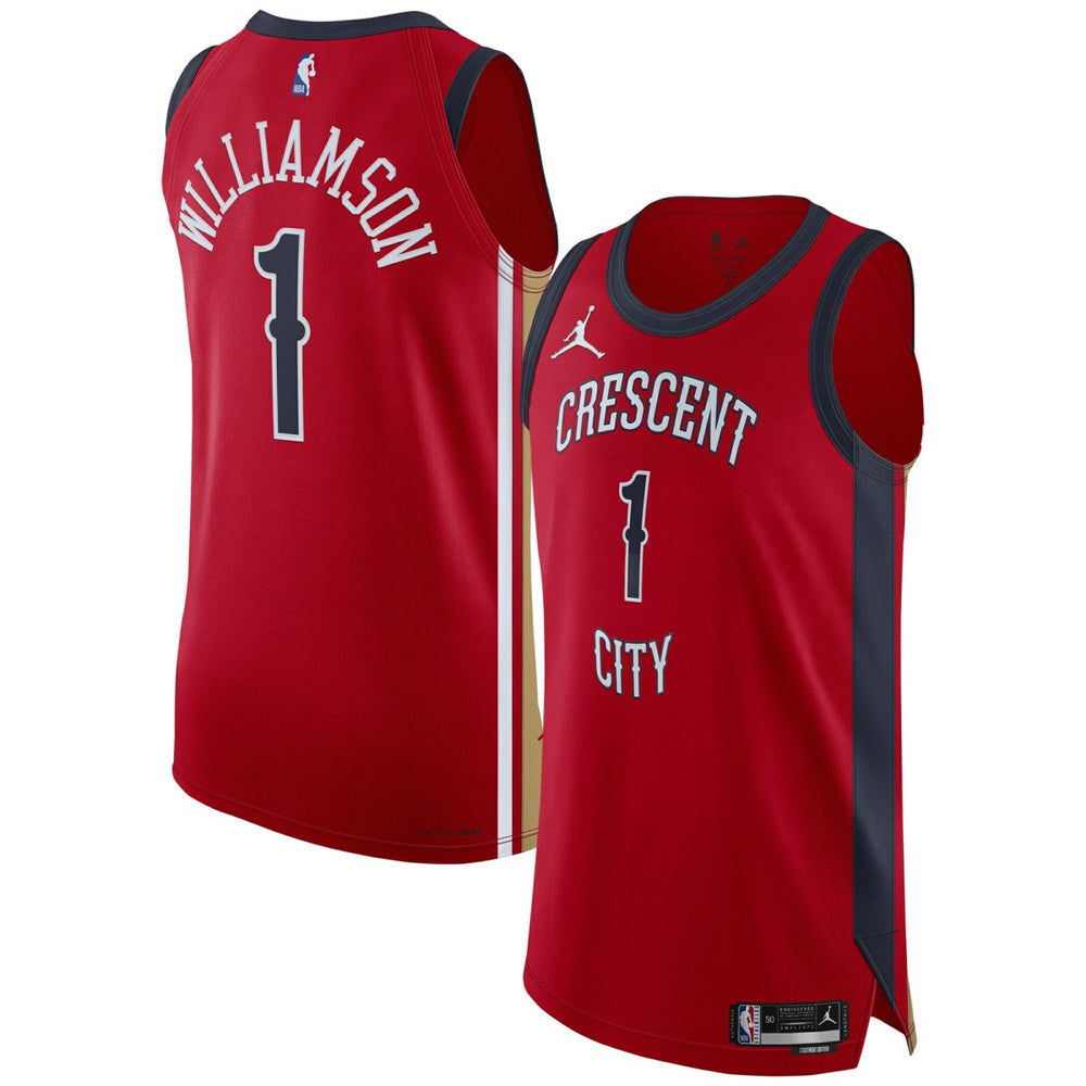 NBA Zion Williamson New Orleans Pelicans Jordan Brand Authentic Jersey