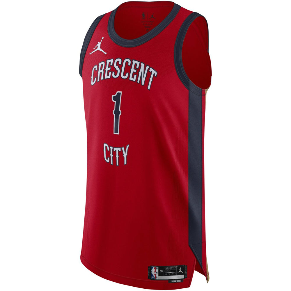 NBA Zion Williamson New Orleans Pelicans Jordan Brand Authentic Jersey