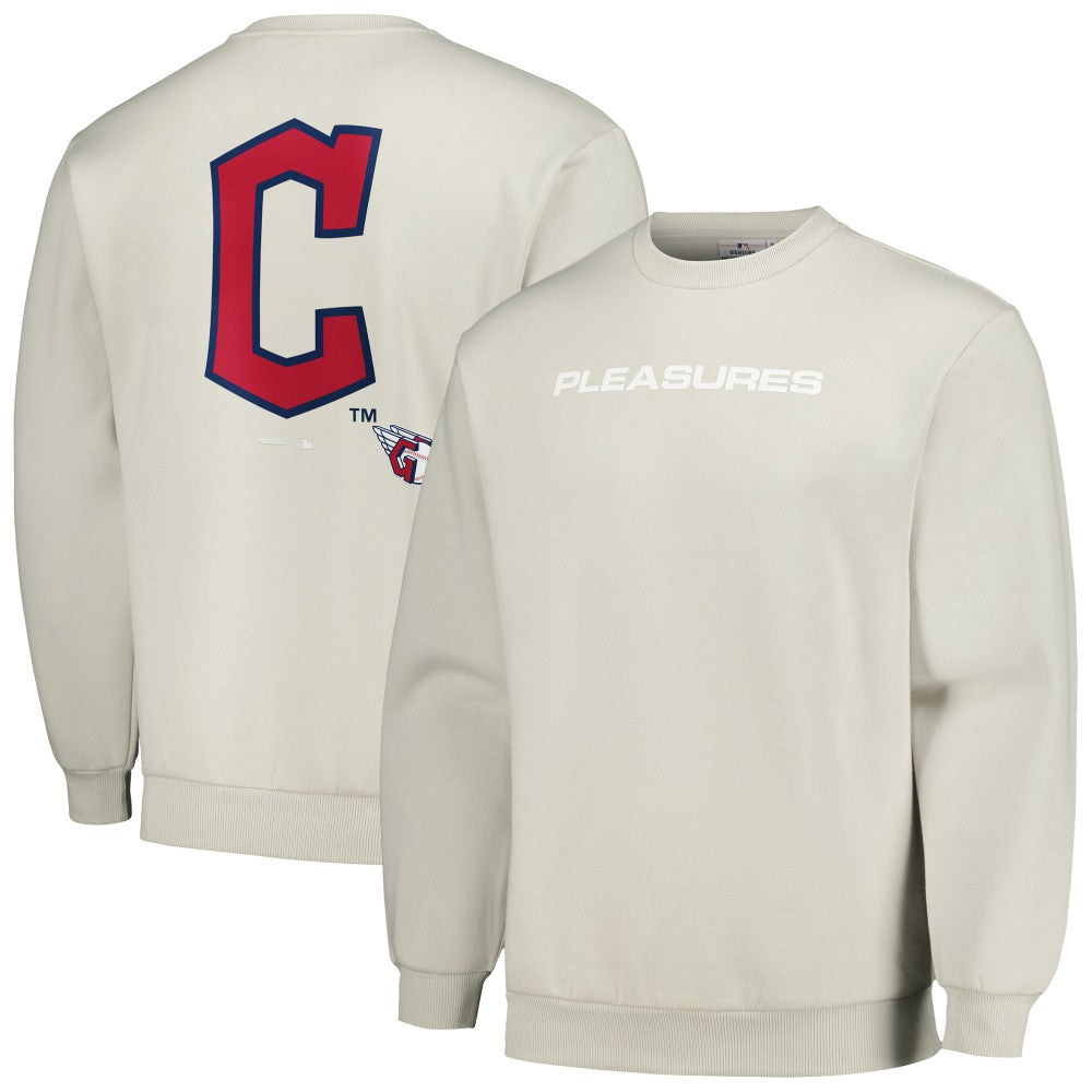 MLB Cleveland Guardians PLEASURES Ballpark Pullover Sweatshirt