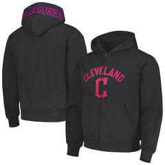 MLB Cleveland Guardians PLEASURES Opening Day Full-Zip Hoodie