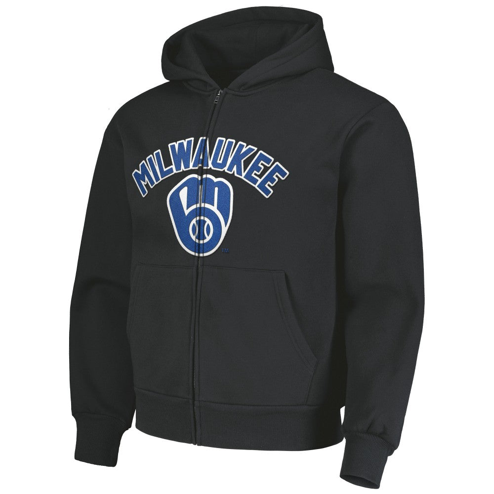 MLB Milwaukee Brewers PLEASURES Opening Day Full-Zip Hoodie