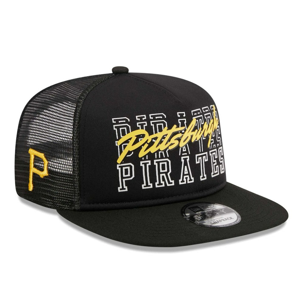 MLB Pittsburgh Pirates New Era  Street Team A-Frame Trucker 9FIFTY Snapback Hat