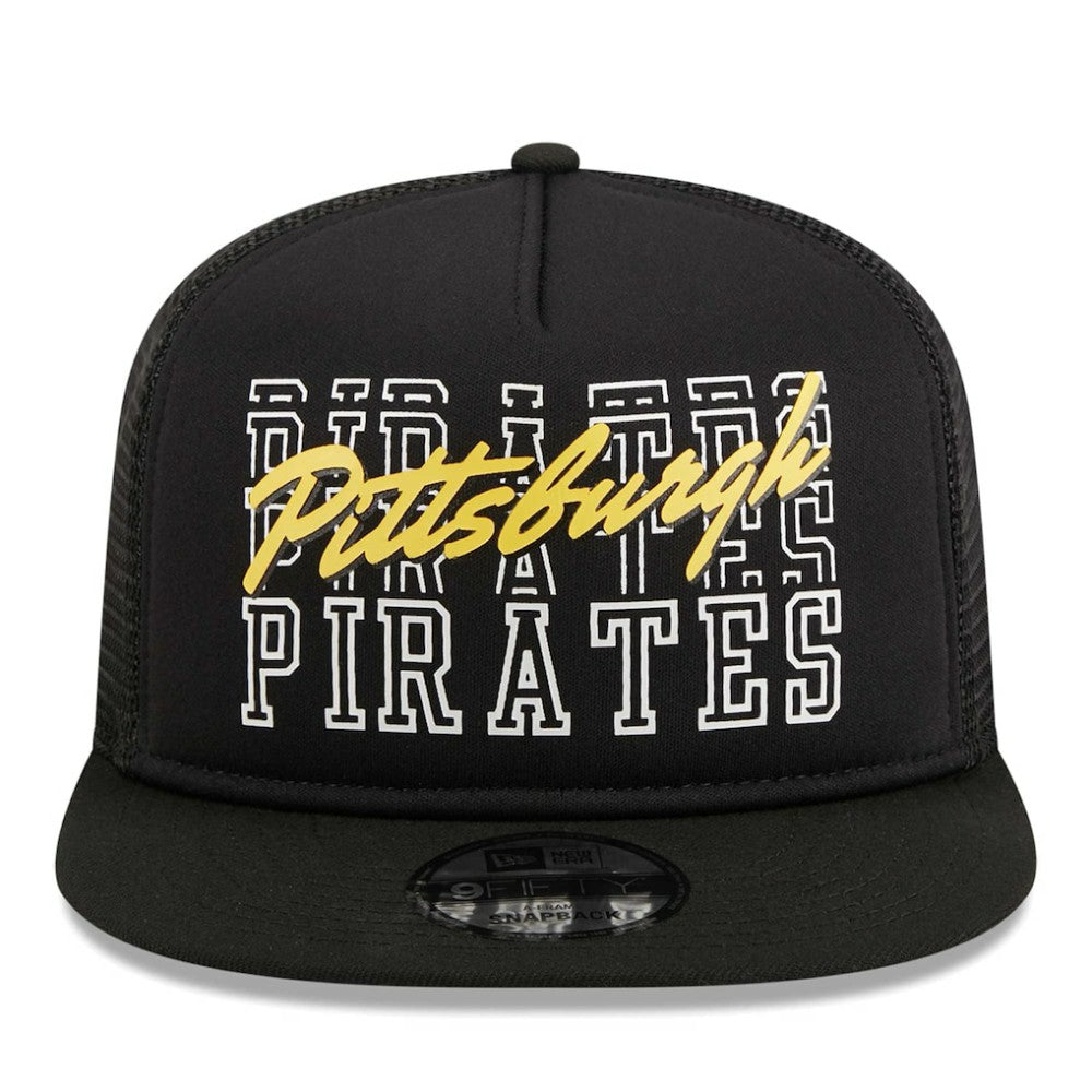 MLB Pittsburgh Pirates New Era  Street Team A-Frame Trucker 9FIFTY Snapback Hat