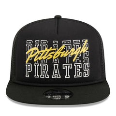 MLB Pittsburgh Pirates New Era  Street Team A-Frame Trucker 9FIFTY Snapback Hat